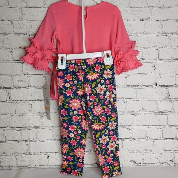 'RARE EDITIONS' TOP & PANTS SLOTH OUTFIT SET - Picture 3 of 16